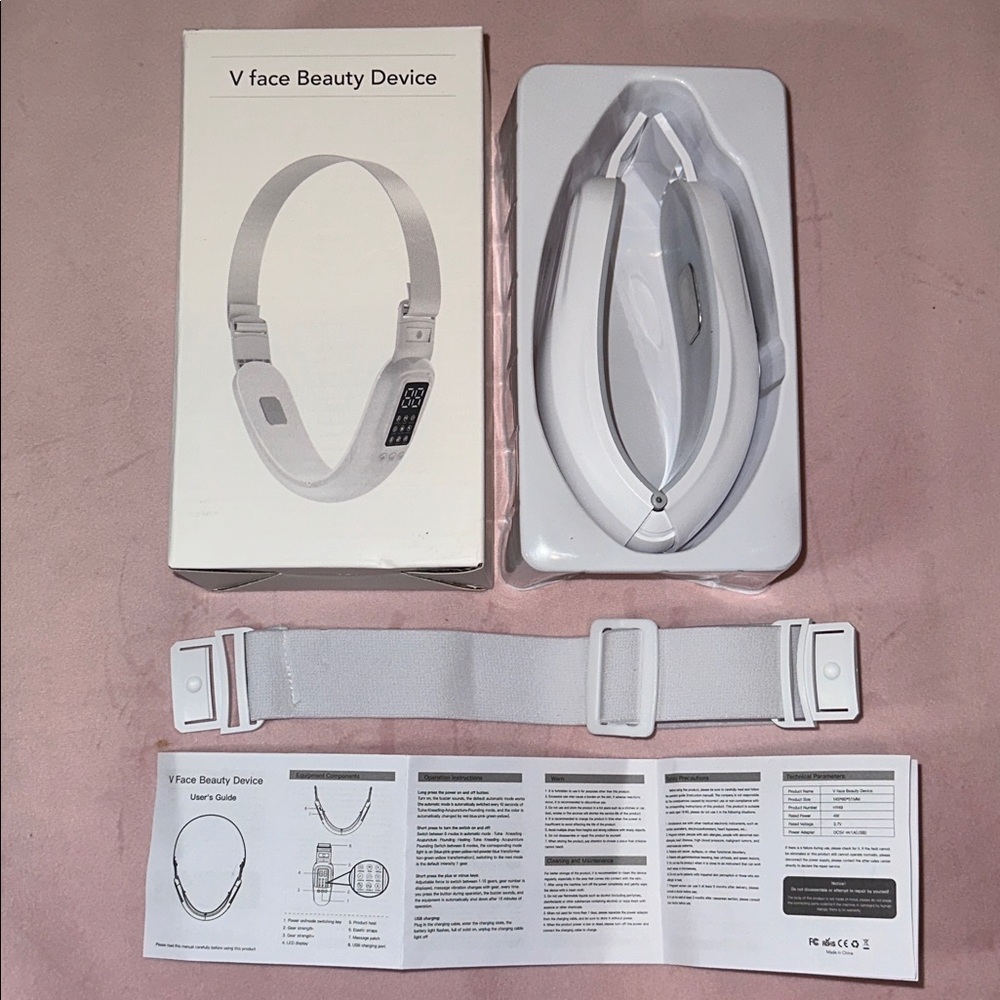 V Face Beauty Device in White
